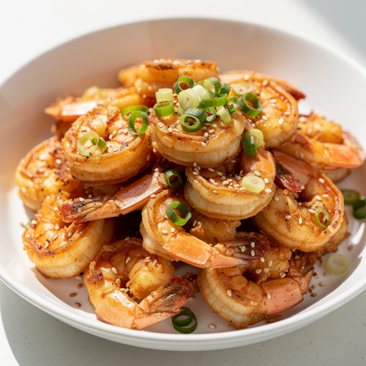Boom Boom Shrimp (Crispy Battered Shrimp with Boom Boom Sauce)