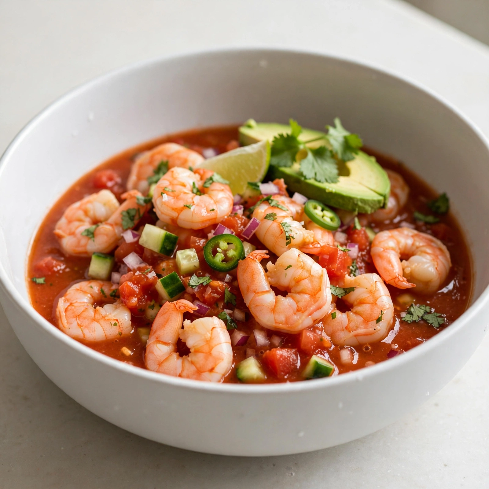 Coctel de Camaron (Authentic Mexican Shrimp Cocktail)