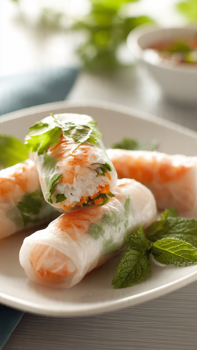 Fresh Vietnamese Spring Rolls