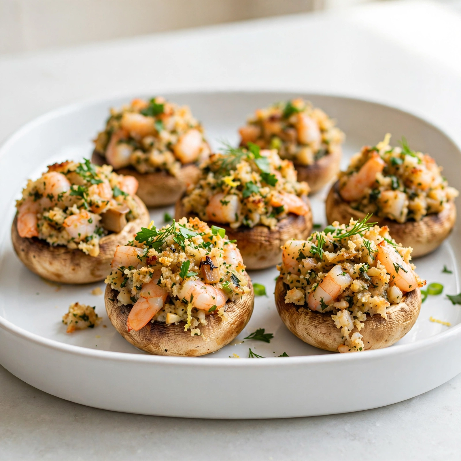 Shrimp Stuffed Mushrooms