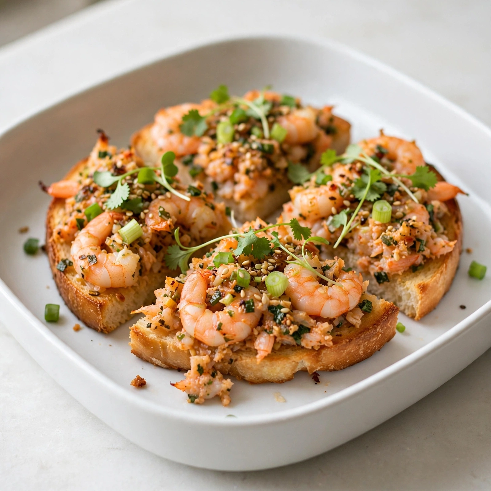 Crispy Sesame Shrimp Toast